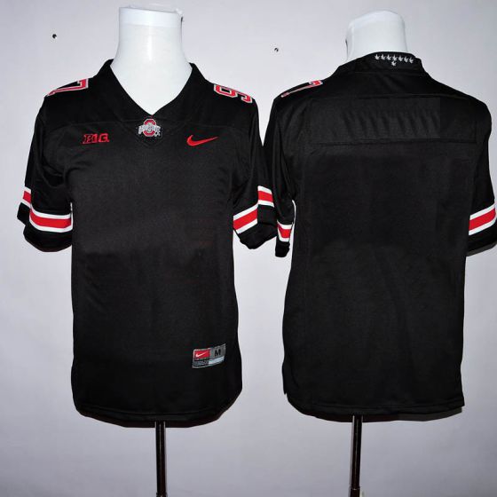 Men Customized NCAA Ohio State Buckeyes Black Jerseys